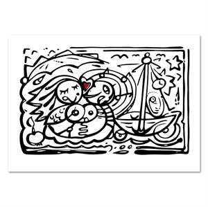 I En Lille Båd Der Synger